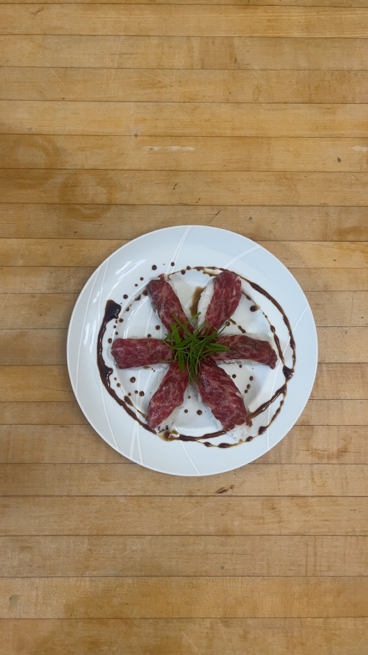 A5 Wagyu Nigiri with Sweet Soy