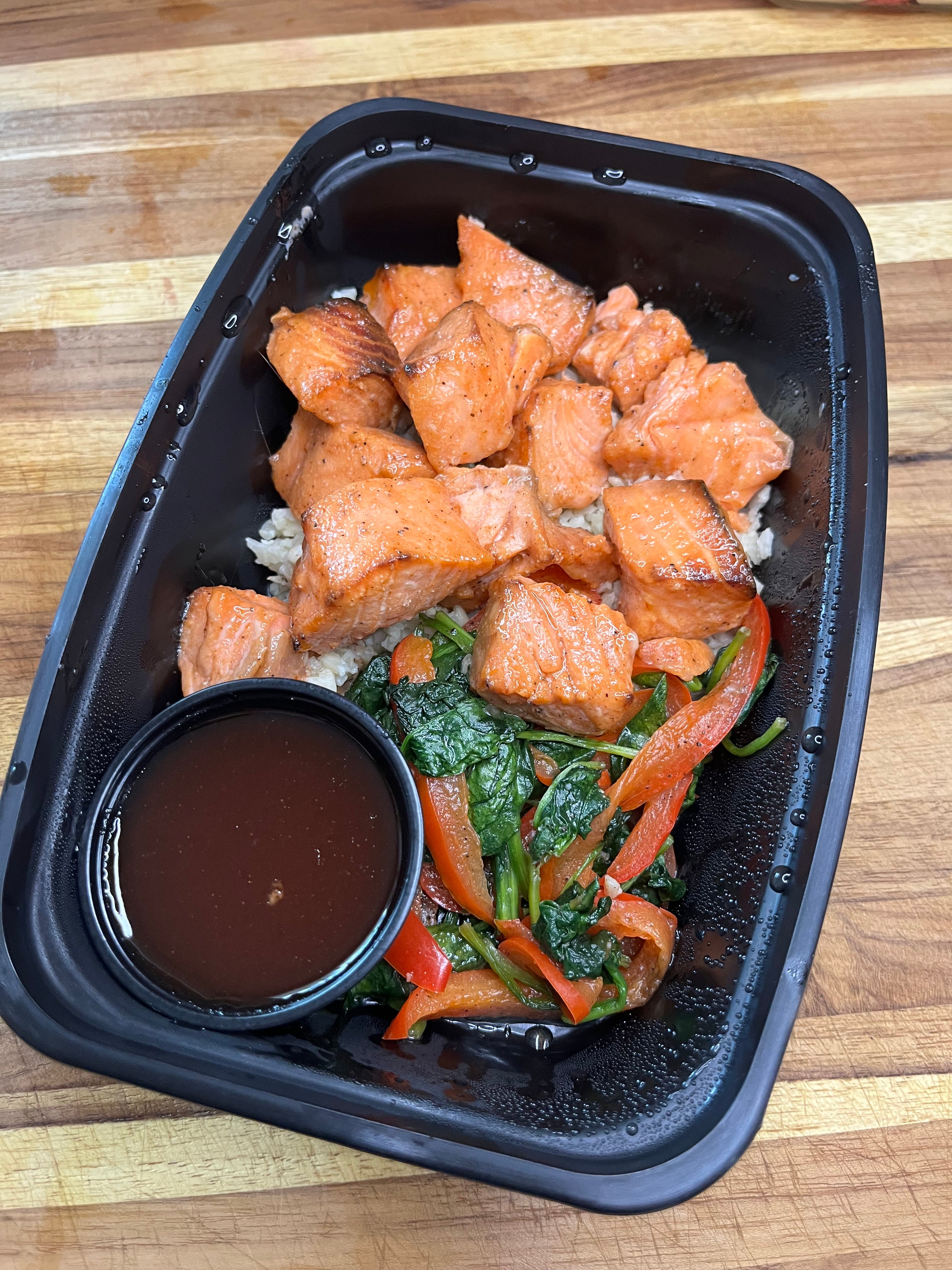 Spicy Honey Glazed Salmon