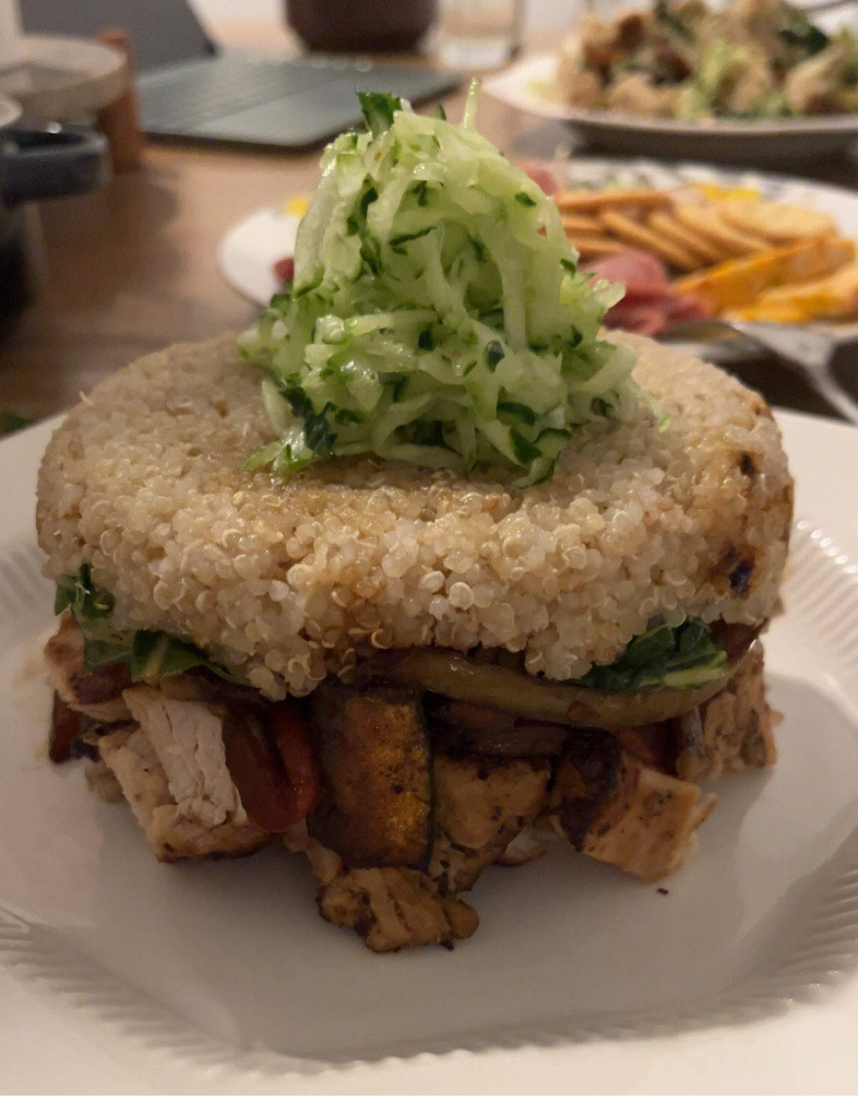 Greek style Chicken w/ Quinoa and Veggies