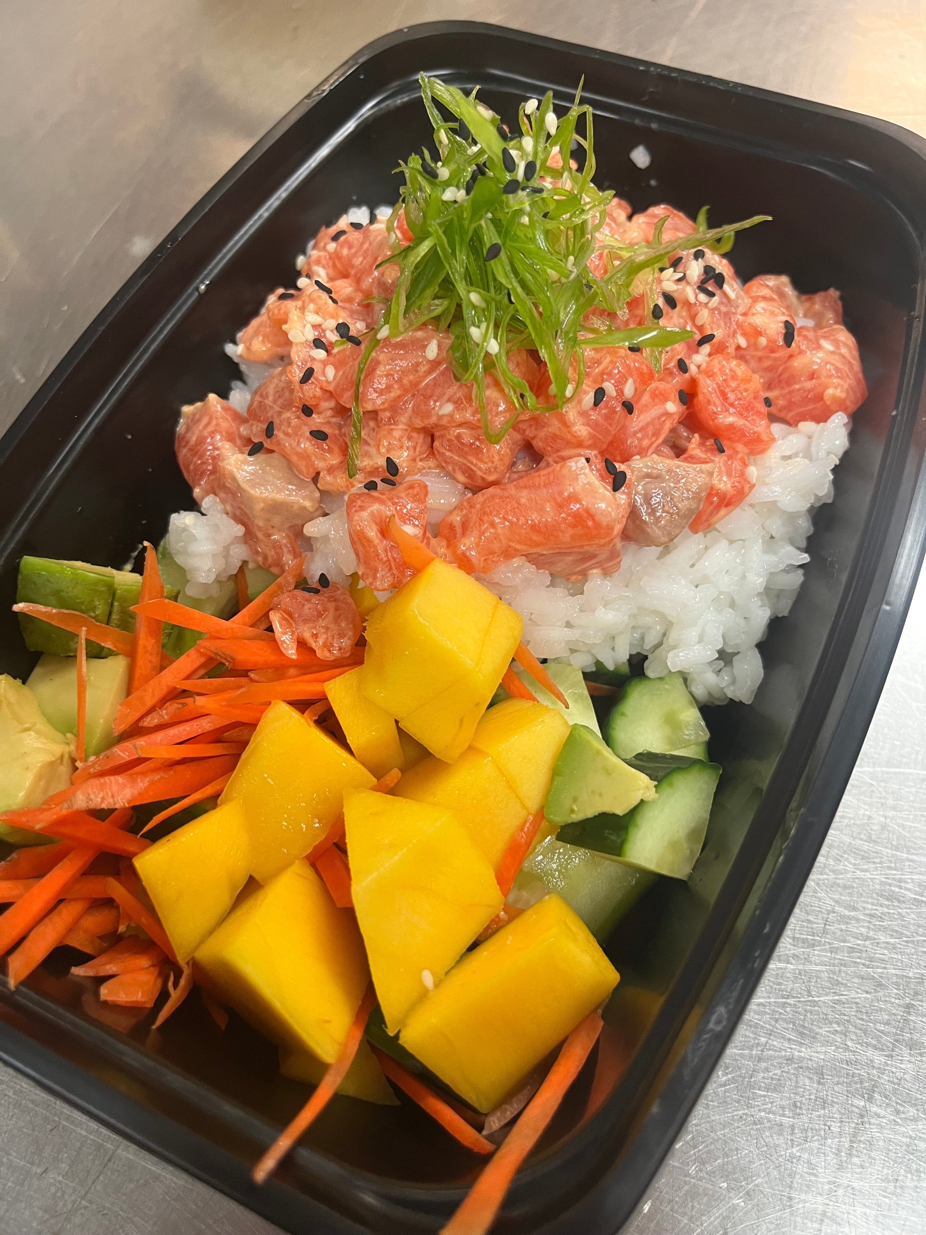 Spicy Salmon Poke bowl